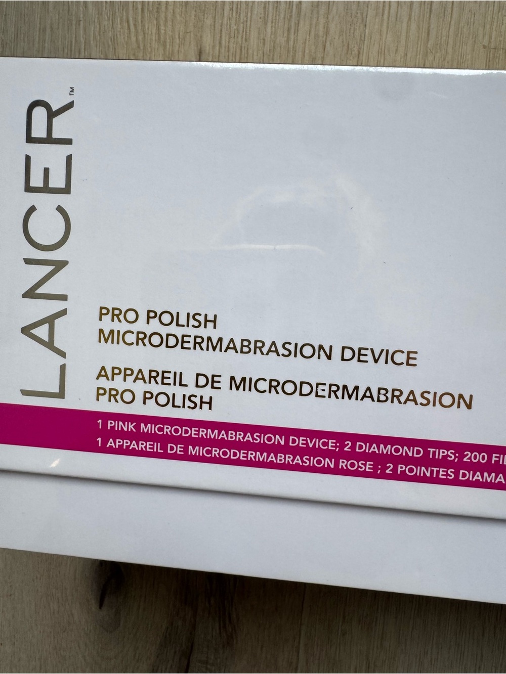 New in Box Lancer Skincare Pro Polish Microdermabrasion Device Sealed Pink - Picture 5 of 6